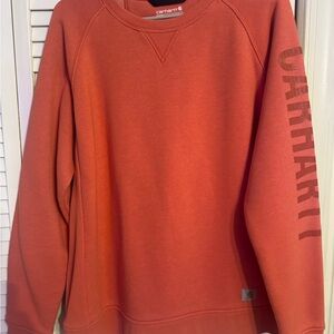 Carhartt Women’s Brick Red Crewneck Sweatshirt